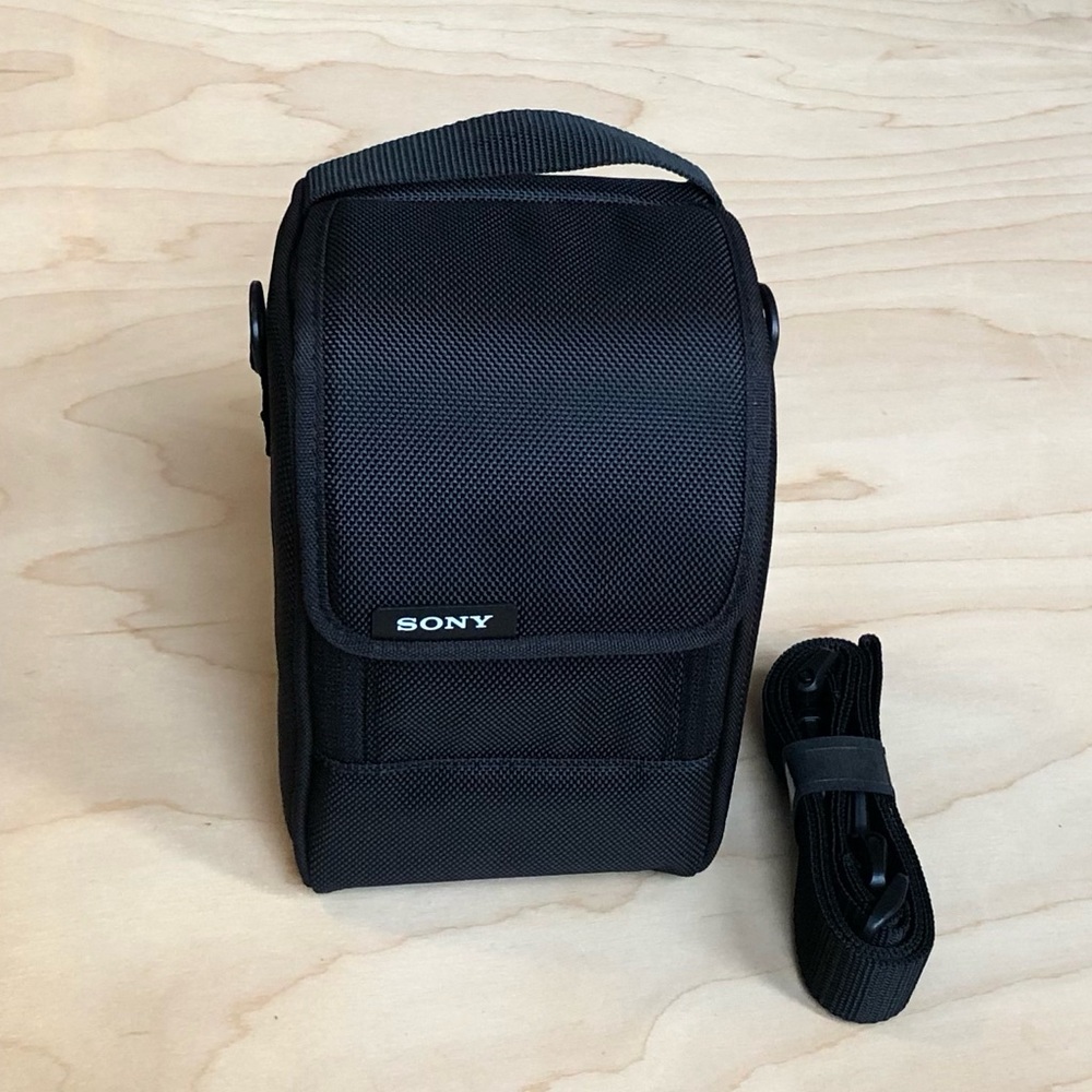 Sony Padded Black Camera Case Bag With Strap One Size.